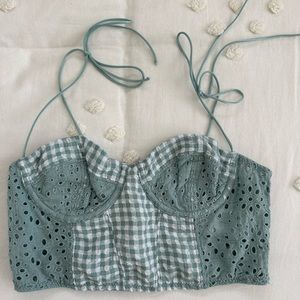 urban outfitters bustier top